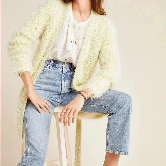 Anthropologie Larkin Shimmer Cardigan - Picture 1 of 4